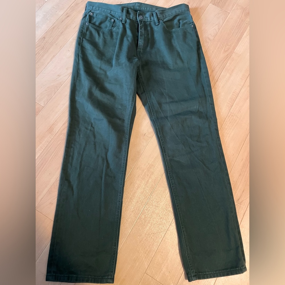Levis 541 Green Denim Jeans 34x32